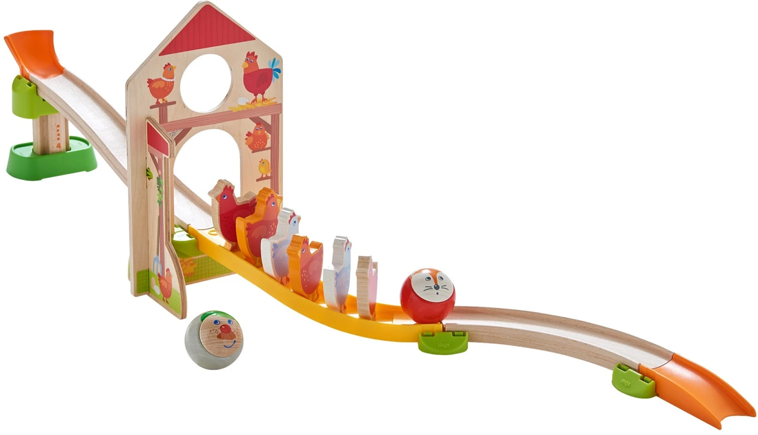 HABA Kullerbü - Kugelbahn Hühner-Domino – Bild 4