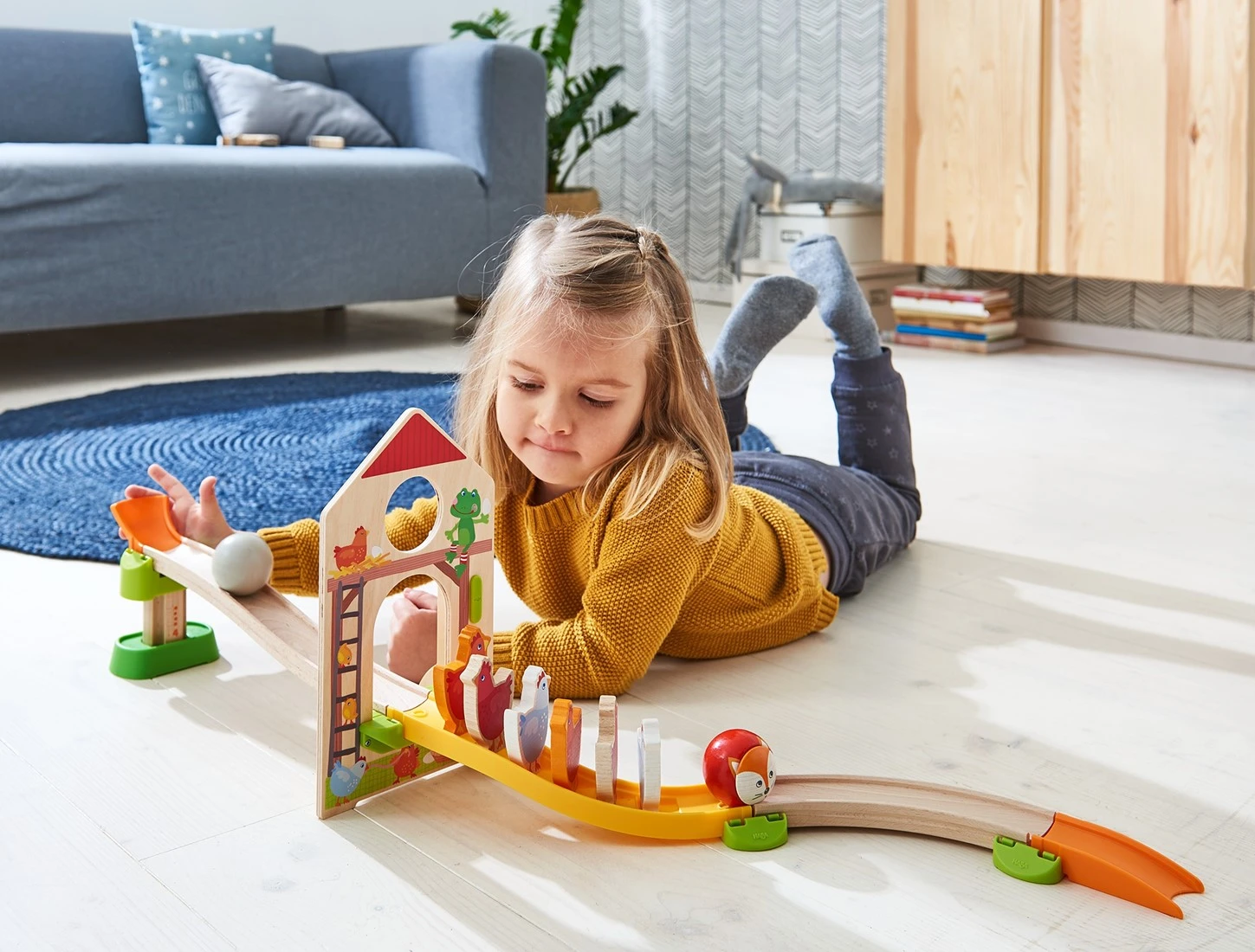 HABA Kullerbü - Kugelbahn Hühner-Domino – Bild 6