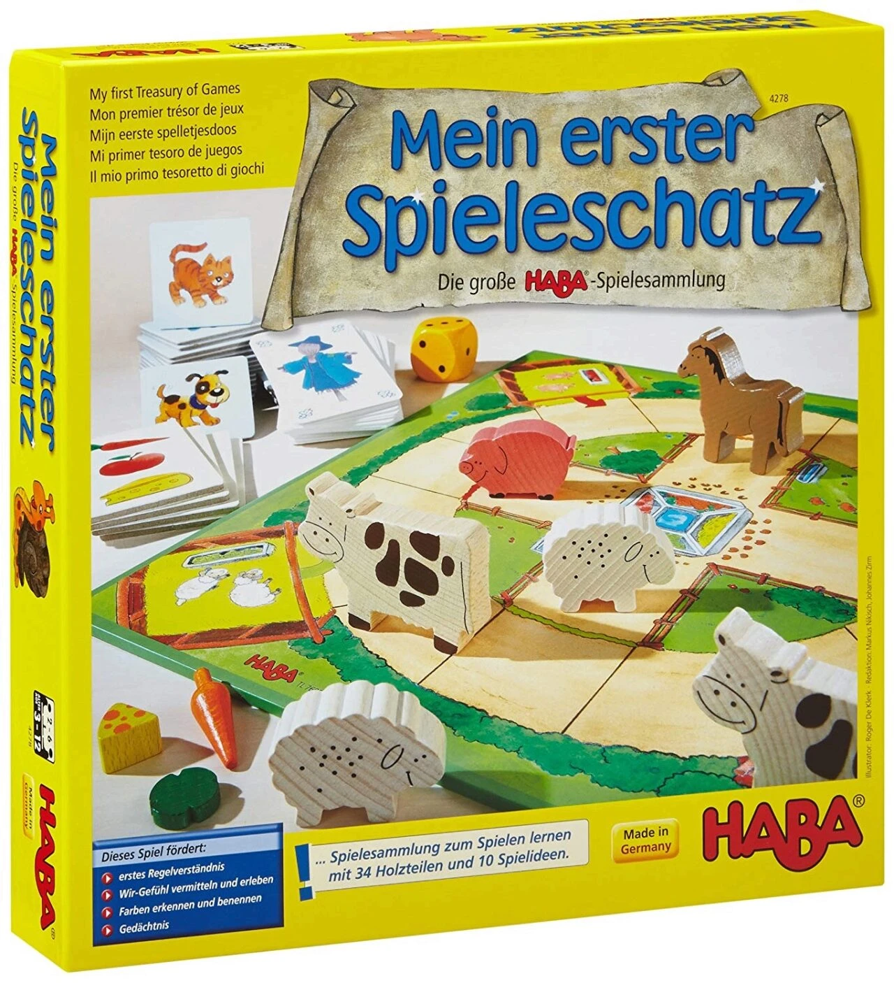 HABA 004278 Mein Erster Spieleschatz – Die Große HABA-Spielesammlung