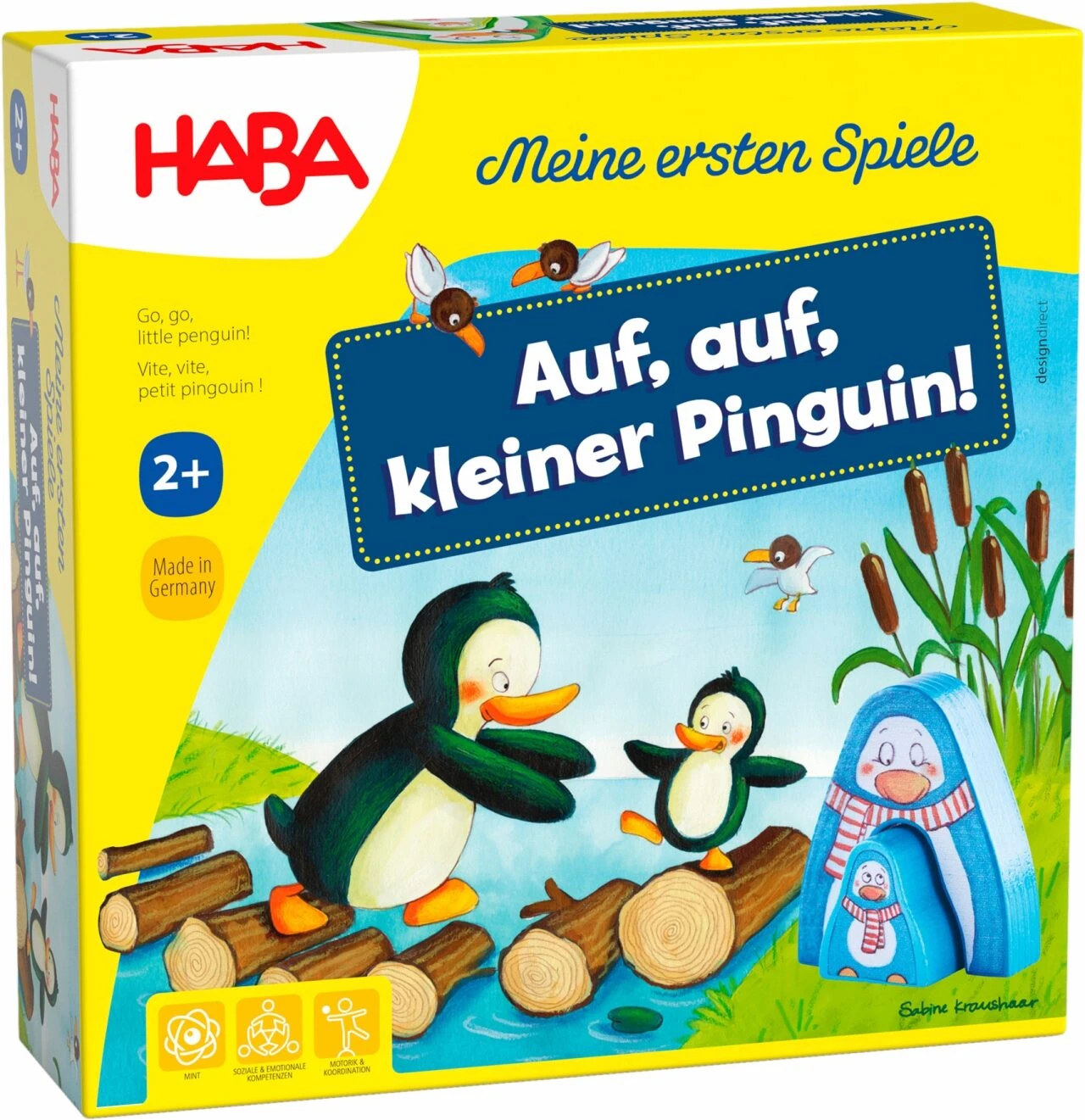 HABA 1307056001 Meine Ersten Spiele – Auf, Auf Kleiner Pinguin