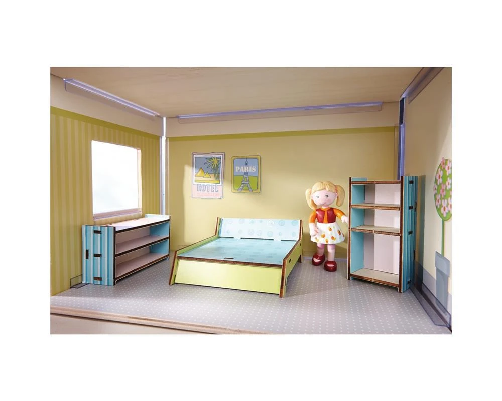 HABA 300506 Little Friends – Puppenhaus-Möbel Schlafzimmer – Bild 2