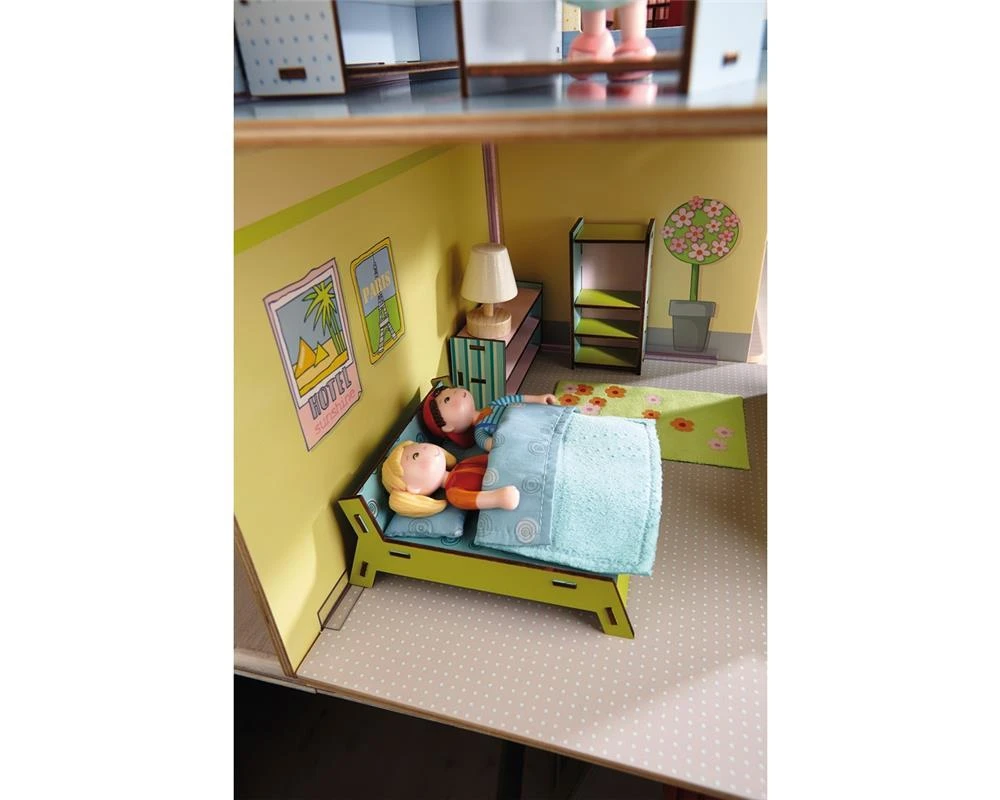 HABA 300506 Little Friends – Puppenhaus-Möbel Schlafzimmer – Bild 3