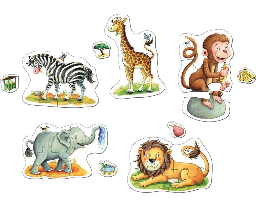 HABA 303703 Meine Ersten Puzzles – Zootiere – Bild 2