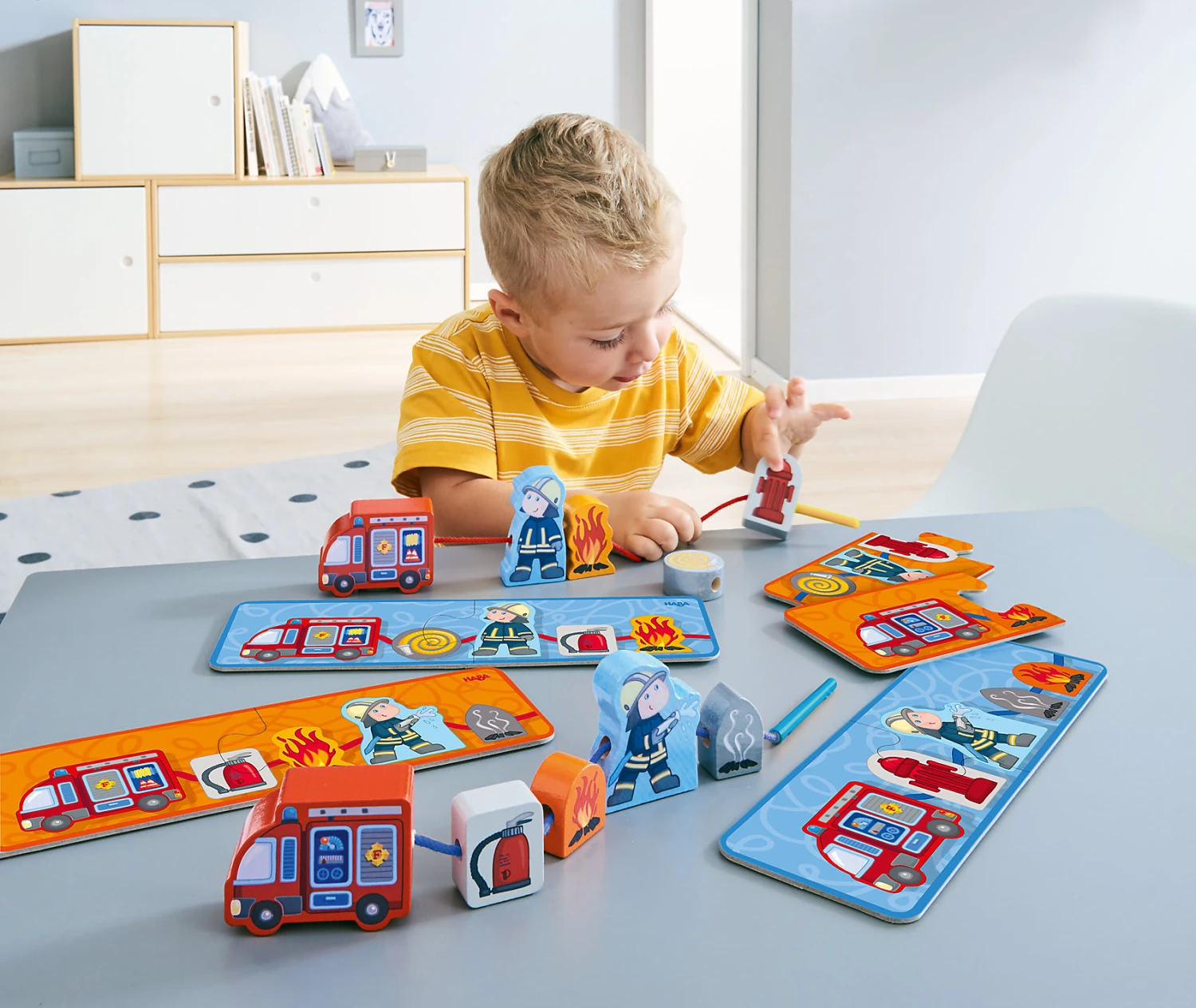 Haba 304652 Fädelspiel Feuerwehr – Bild 2