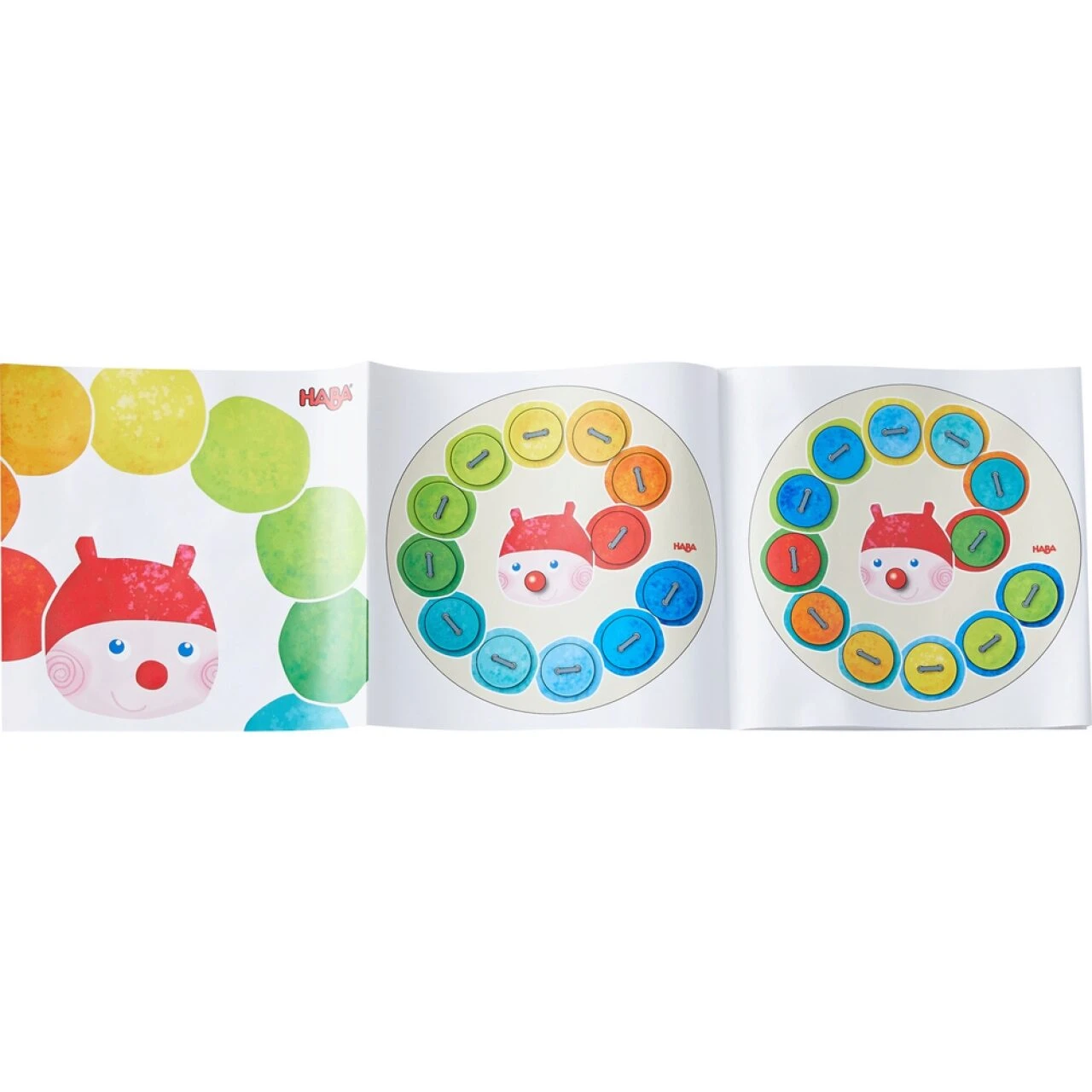 Haba 305288 Fädelspiel Regenbogenraupe – Bild 2
