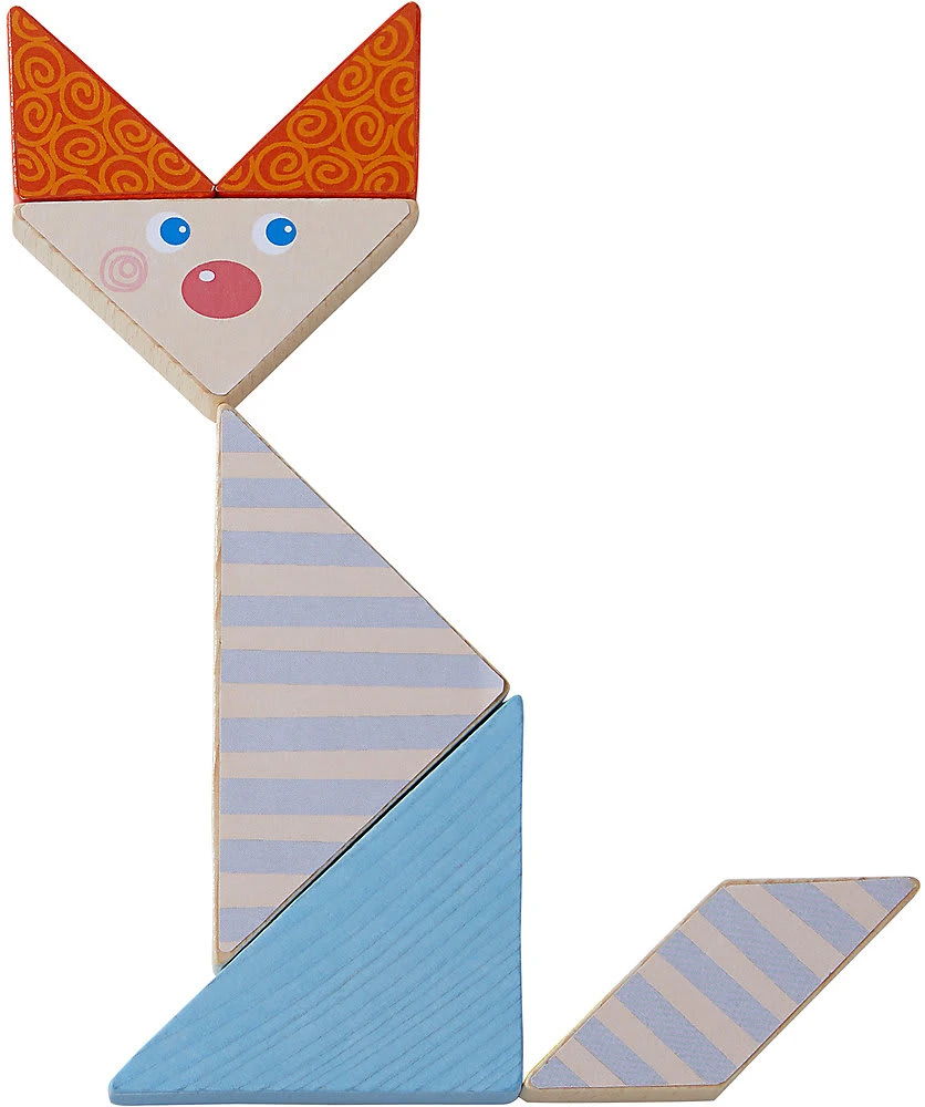 Haba 305777 Legespiel Bunter Tangram-Mix, 21-tlg. – Bild 6