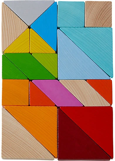 Haba 305777 Legespiel Bunter Tangram-Mix, 21-tlg. – Bild 7