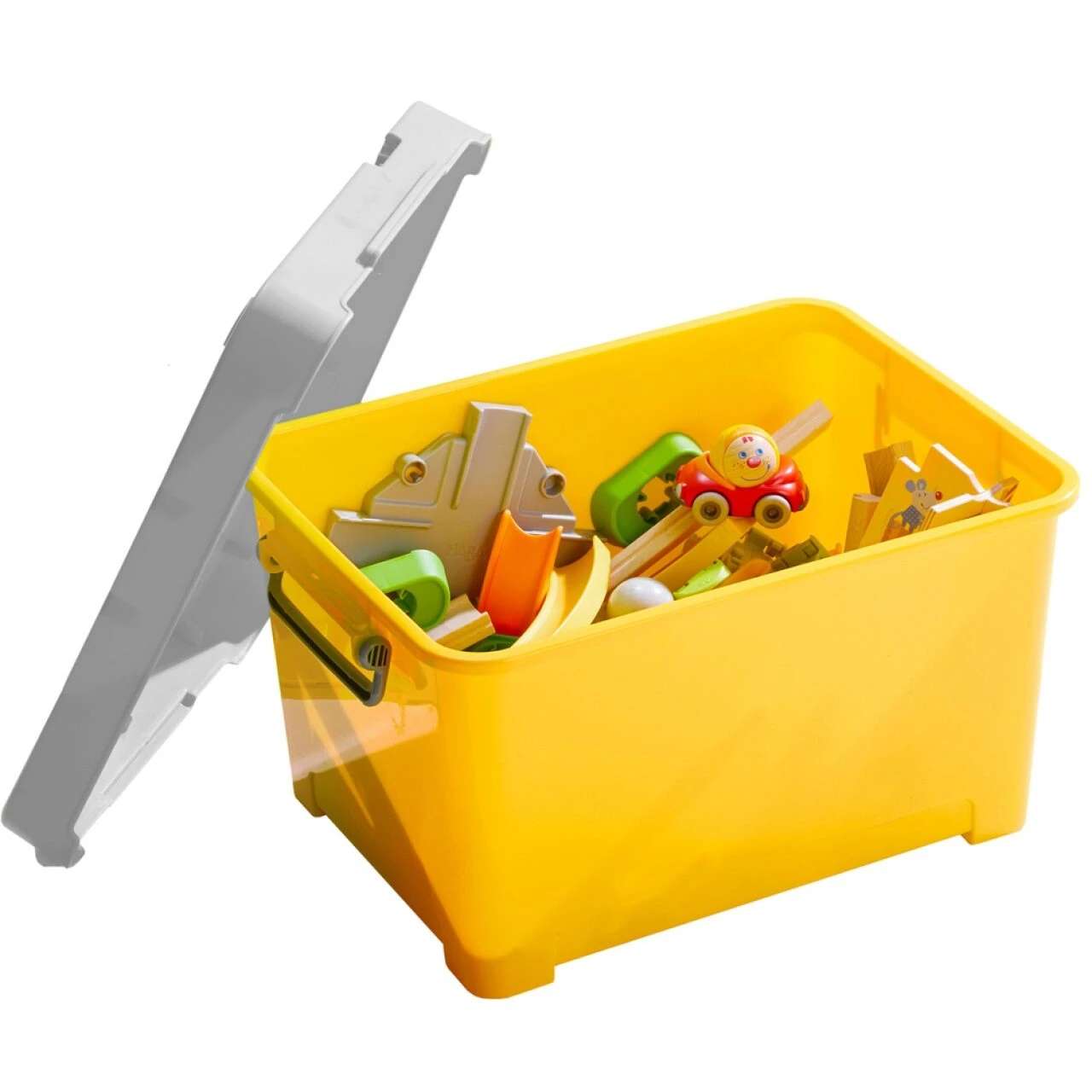 HABA 305783 Kullerbü – Spielbahn Freie Bahn – Verladekran! – Bild 2