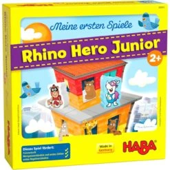 HABA 305912 Meine Ersten Spiele - Rhino Hero Junior
