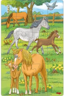 HABA 306160 - Puzzles Pferde, Puzzle Ab 4 Jahren