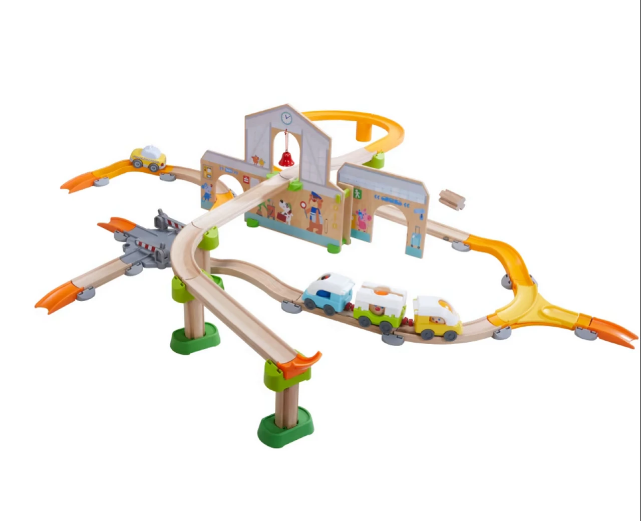 Haba 306745 Kullerbü – Spielbahn Bahnhof – Bild 2
