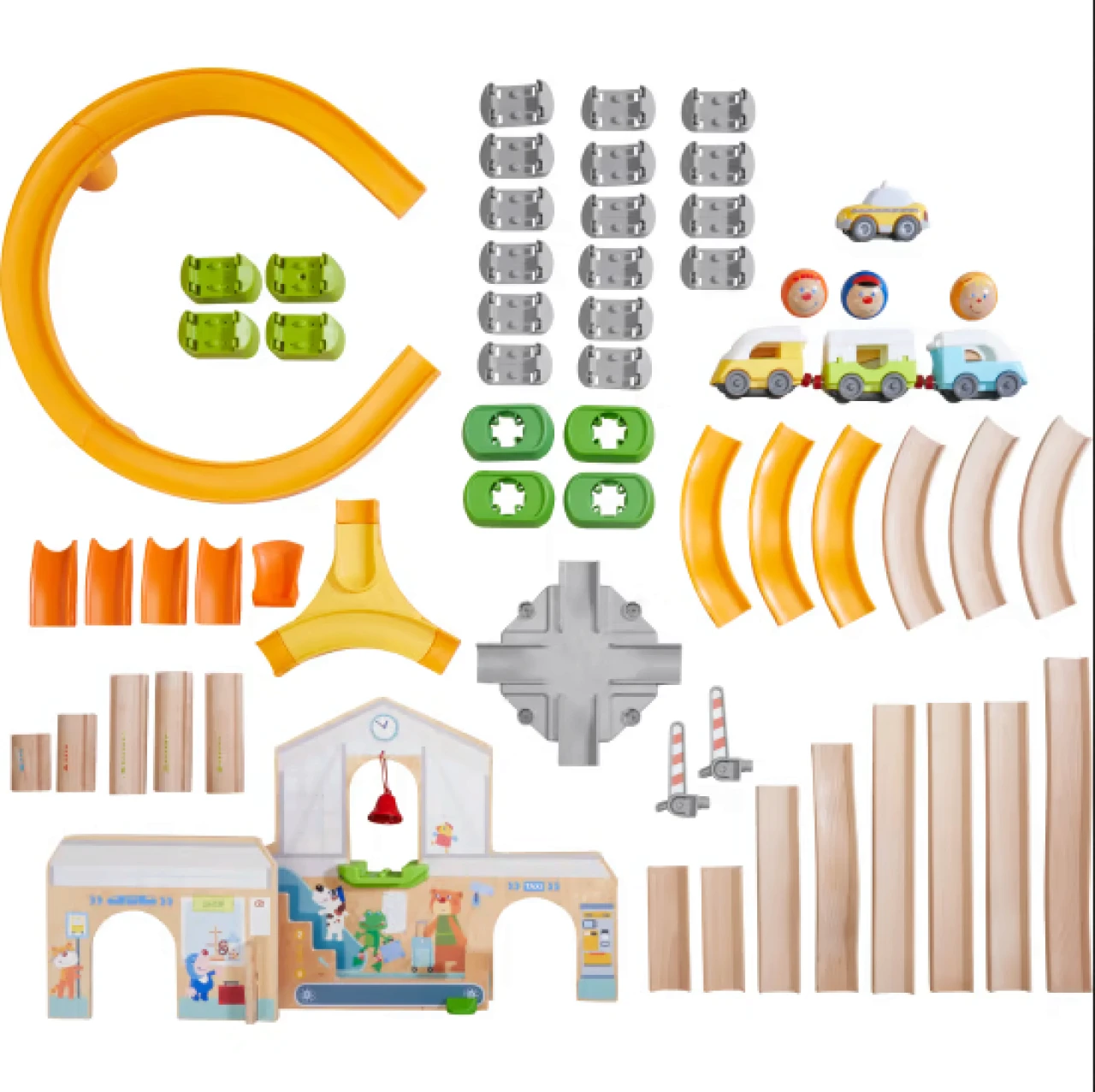 Haba 306745 Kullerbü – Spielbahn Bahnhof – Bild 5