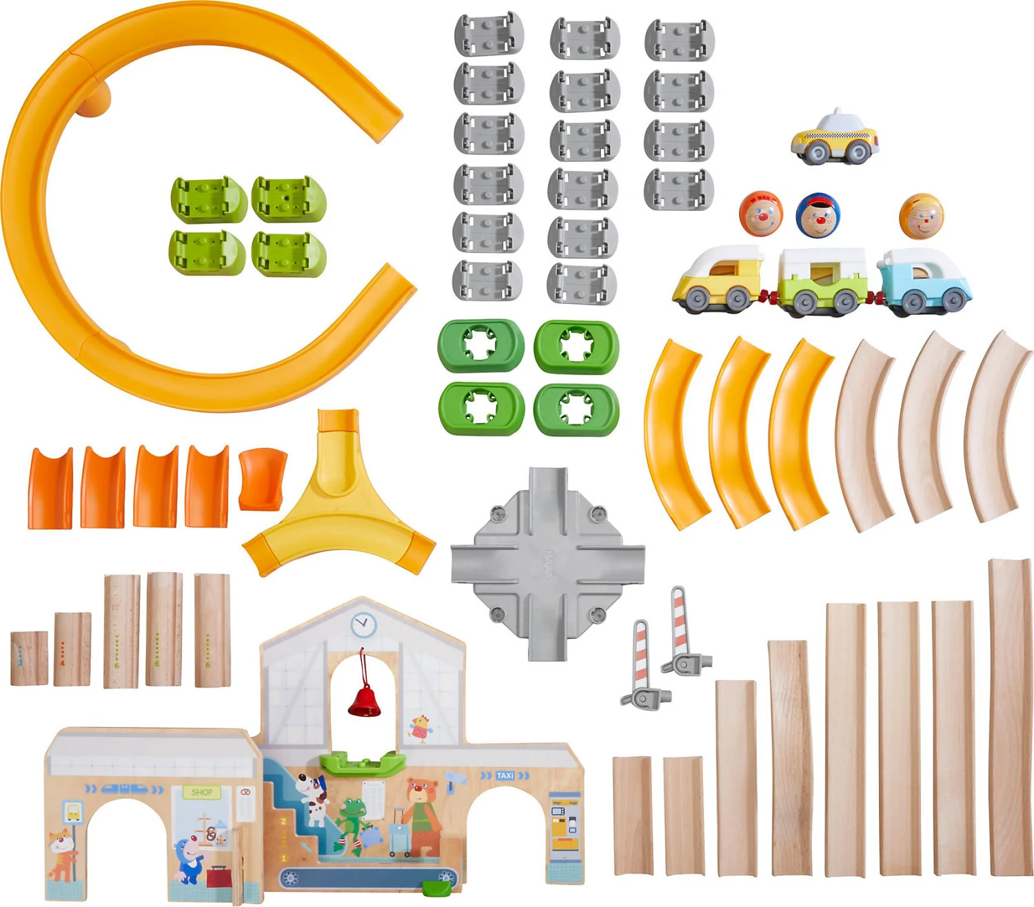 Haba 306745 Kullerbü – Spielbahn Bahnhof – Bild 7