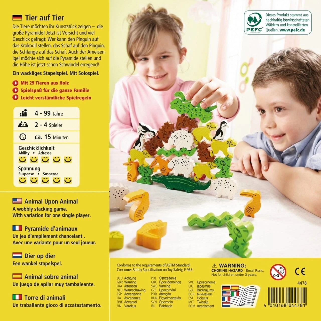 HABA 4478 Tier Auf Tier – Bild 2