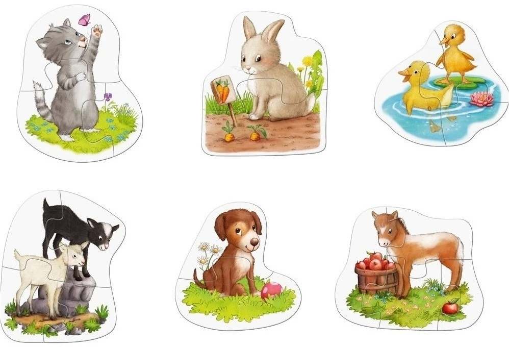 Haba 6 Erste Puzzles – Tierkinder – Bild 2