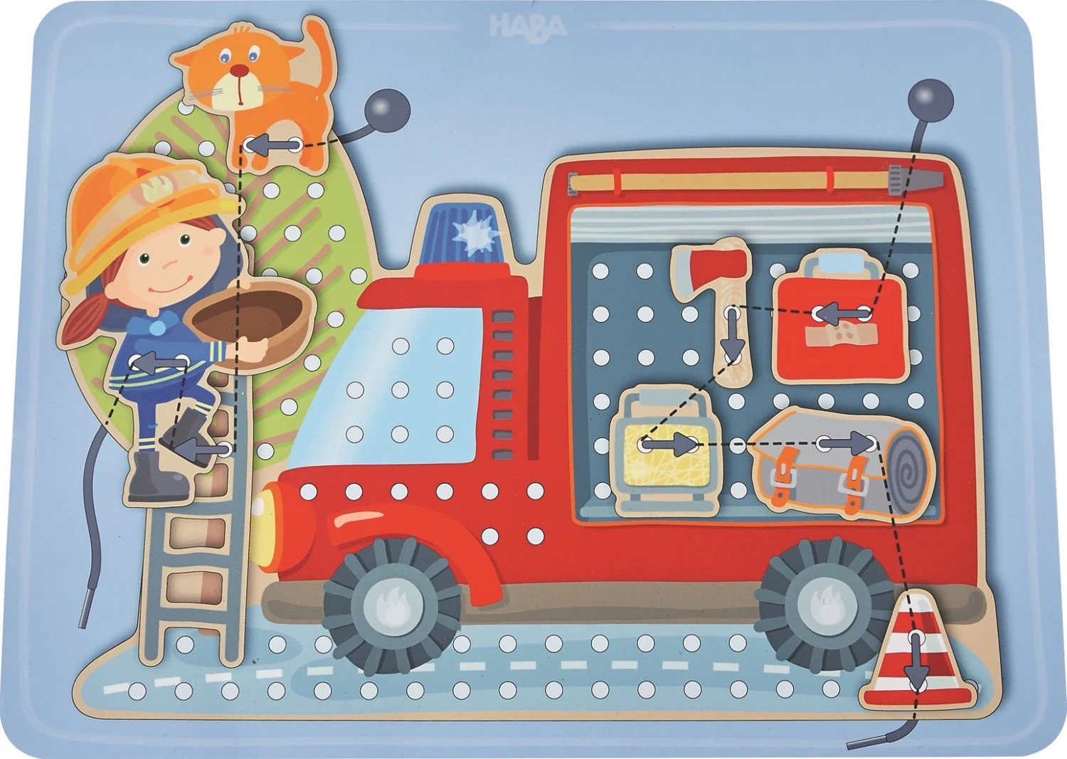 HABA Fädelspiel Im Einsatz