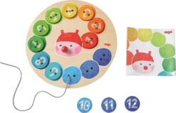 HABA Fädelspiel Regenbogenraupe