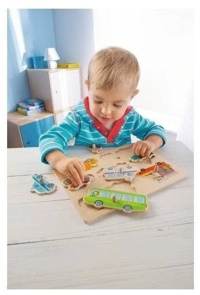 Haba Greifpuzzle Fahrzeug-Welt