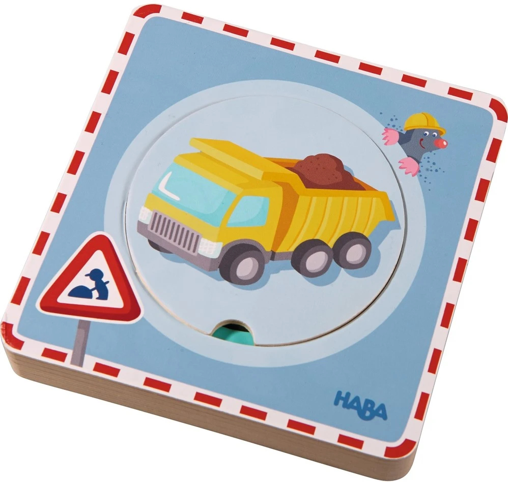 Haba Holzpuzzle Baustellen-Spaß – Bild 2