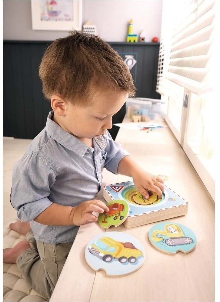 Haba Holzpuzzle Baustellen-Spaß – Bild 3