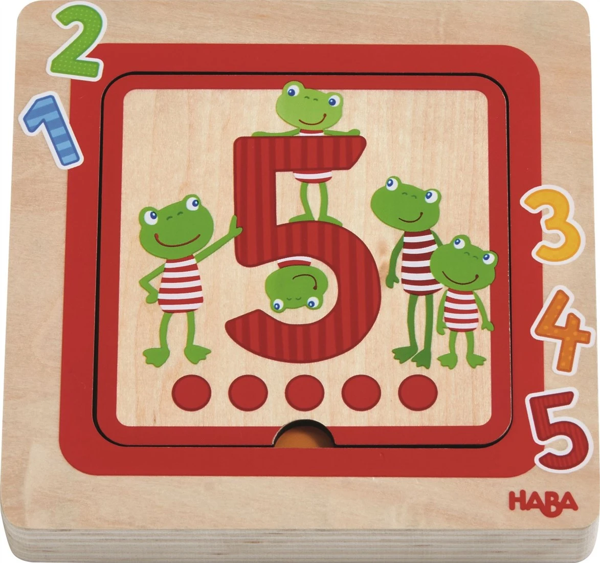 HABA Holzpuzzle Zahlenfreunde
