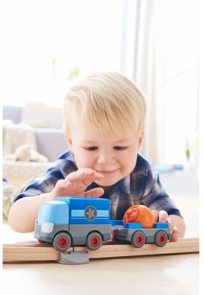 HABA Kullerbü - Batterie-LKW Mit Anhänger – Bild 3