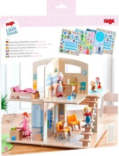 HABA Little Friends - Dekoratives Klebezubehör City Villa
