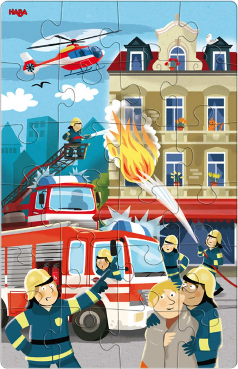 Haba Puzzles Im Einsatz (Kinderpuzzle) | 2 Spannende Motive Mit Je 24 Puzzleteilen – Bild 3