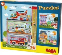 Puzzles Kleine Feuerwehr. 3 Motive Je 24 Teile