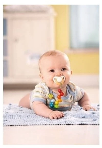 Haba Schnullerkette Regenbogen-Perlen – Bild 2