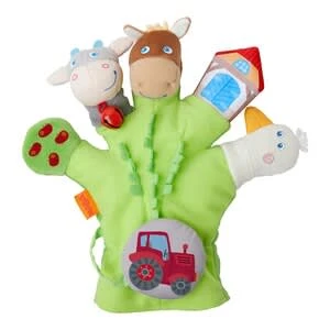 Haba Spielhandschuh Bauernhof In Grün – Bild 2